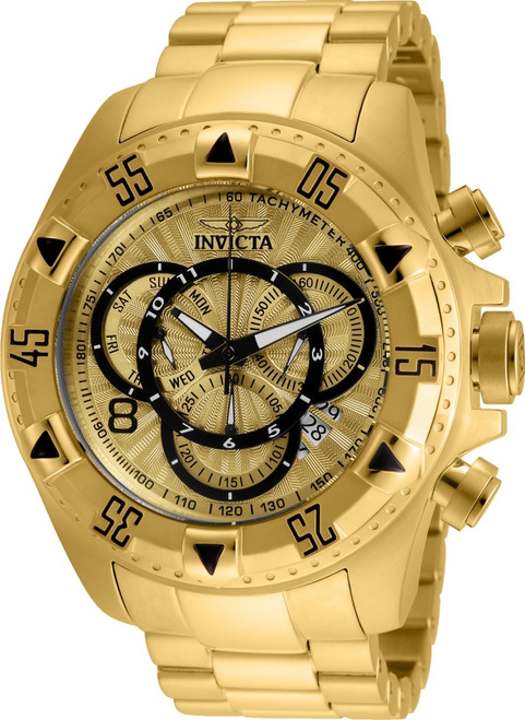 Invicta Men's 24263 Excursion Quartz Chronograph Gold Dial Watch