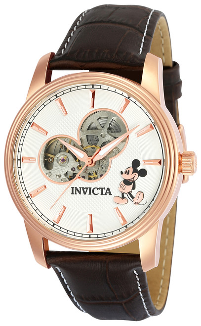 Invicta Men's 24502 Disney Automatic 3 Hand Silver Dial Watch