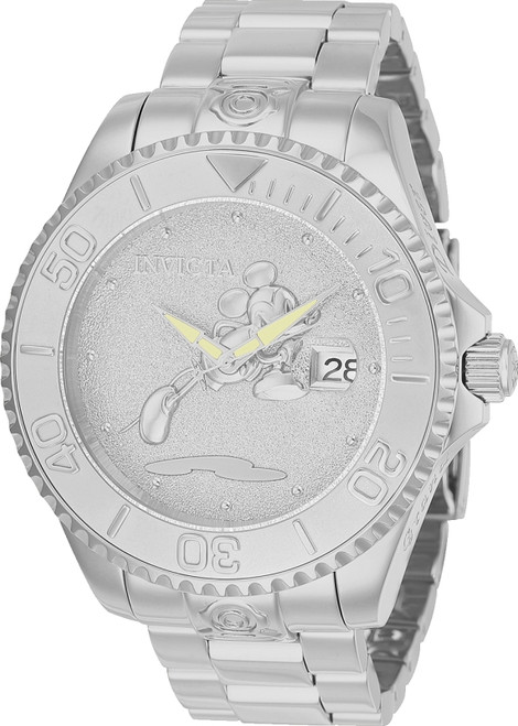 Invicta Men's 24529 Disney Automatic 3 Hand Silver Dial Watch