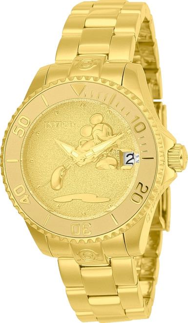 Invicta Women's 24533 Disney  Automatic 3 Hand Gold Dial Watch
