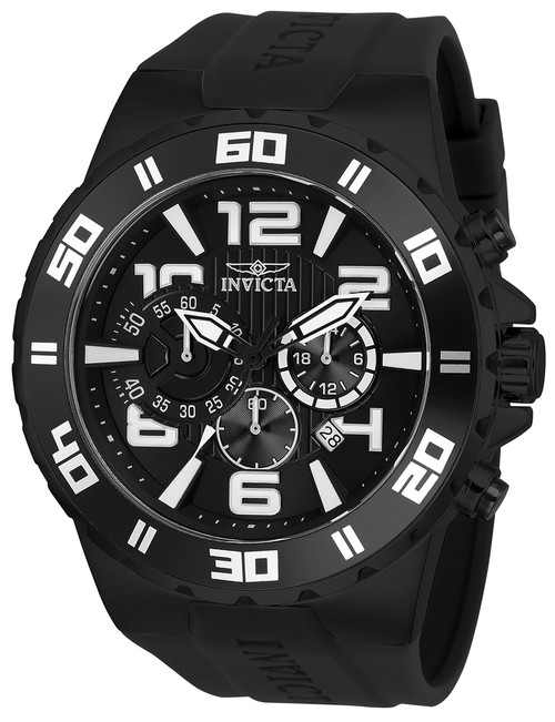 Invicta Men's 24673 Pro Diver Quartz Multifunction Black Dial Watch