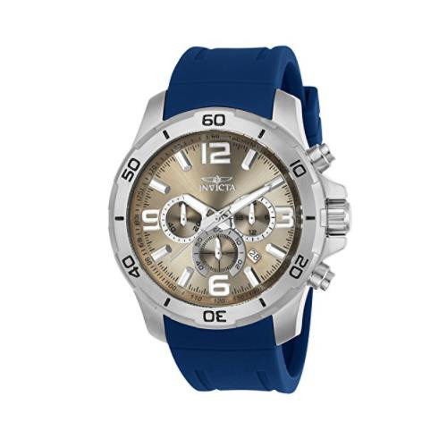 Invicta Men's 24006 Pro Diver Quartz Multifunction Tan Dial Watch