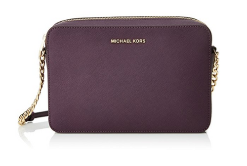 MICHAEL Michael Kors Women's Large East / West Cross Body Bag, Damson, One Size