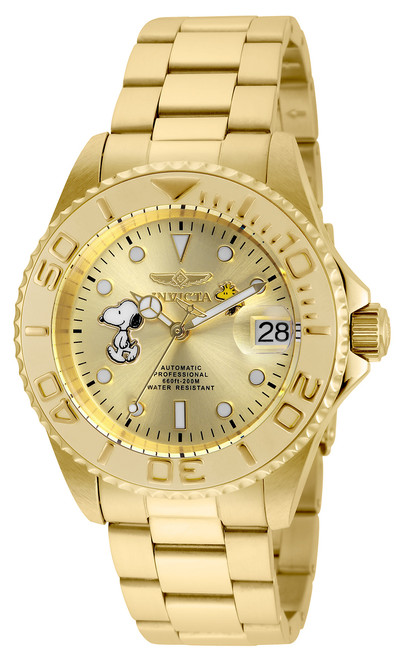 Invicta Men's 24788 Character Automatic 3 Hand Champagne Dial Watch
