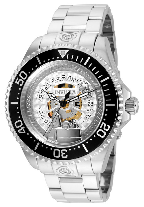 Invicta Men's 24908 Character Quartz Multifunction Silver Dial Watch