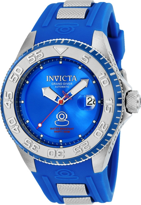 Invicta Men's 25254 Pro Diver Automatic 3 Hand Blue Dial Watch