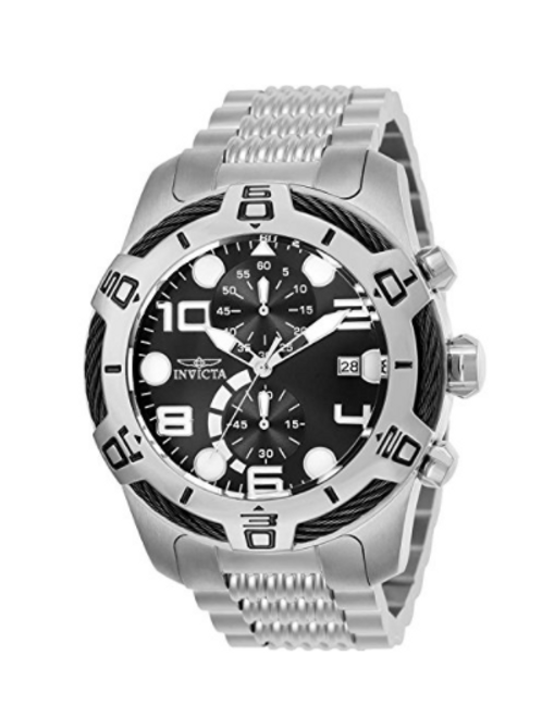 Invicta Men's 25547 Bolt Quartz Multifunction Black Dial Watch