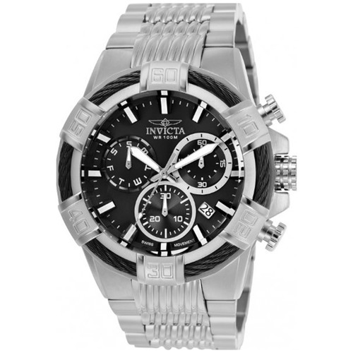 Invicta Men's 25862 Bolt Quartz Chronograph Black Dial Watch