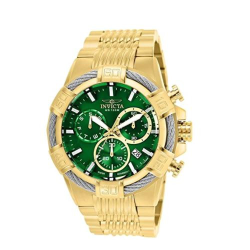 Invicta Men's 27267 Bolt Quartz Chronograph Green Dial Watch