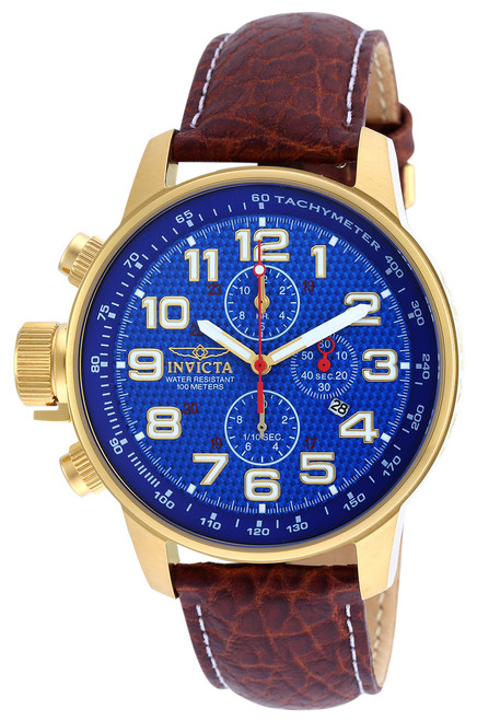 Invicta Men's 90067 I-Force Quartz Multifunction Blue Dial Watch