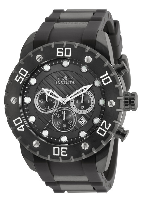 Invicta Men's 20282 Pro Diver Quartz Chronograph Grey Dial Watch