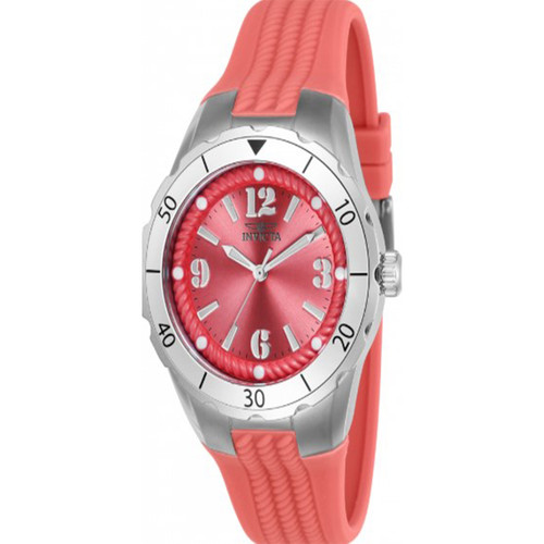 Invicta Women's 24122 Angel Quartz 3 Hand Rose Dial Watch
