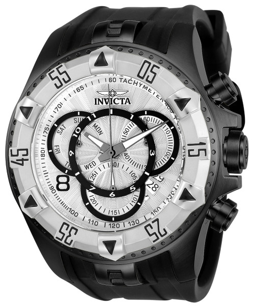 Invicta Men's 24278 Excursion Quartz Multifunction Silver Dial Watch