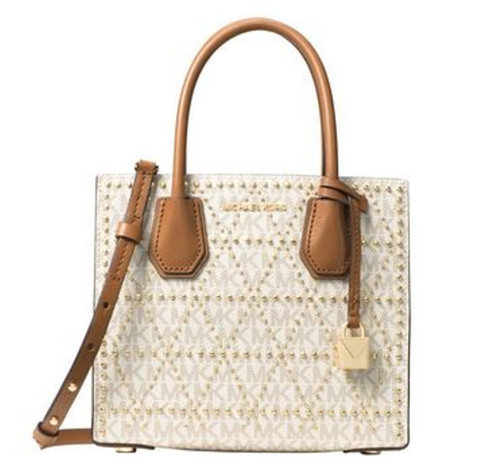 Michael Kors Mercer Small Studded Tote 30F7GZ4M2V-150