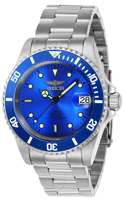 Invicta Men's 24761 Pro Diver Automatic 3 Hand Blue Dial Watch