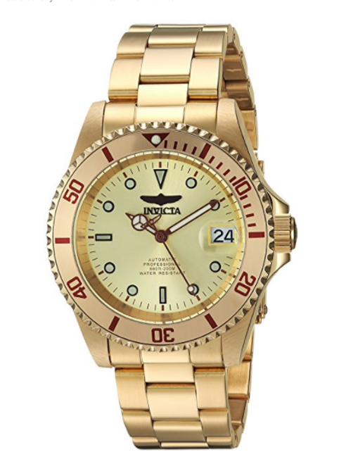 Invicta Men's 'Connection' Automatic and Stainless Steel Casual Watch, Color:Gold-Toned (Model: 24762)