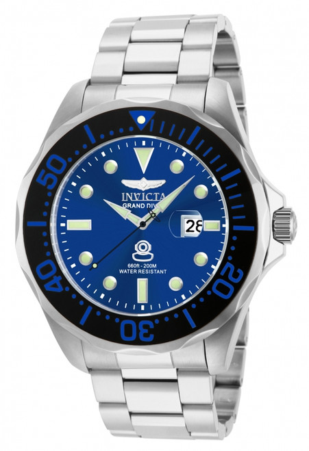 Invicta Men's 14655 Pro Diver Quartz 3 Hand Blue Dial Watch