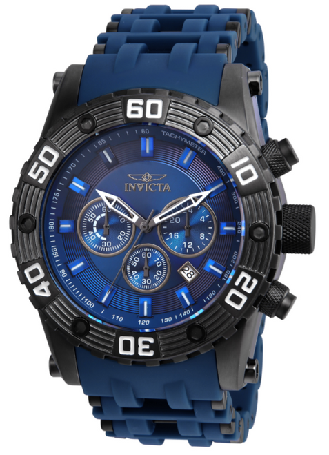 Invicta Men's 23759 Sea Spider Quartz Chronograph Blue Dial Watch