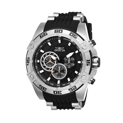 Invicta Men's 25505 Speedway Quartz Multifunction Black Dial Watch