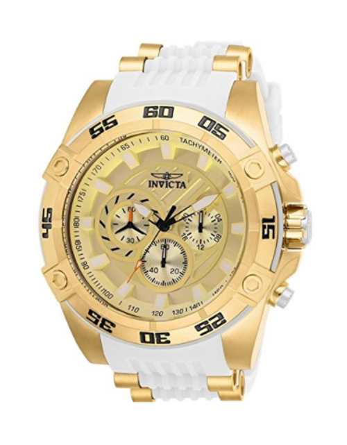 Invicta Men's 25510 Speedway Quartz Chronograph Gold Dial Watch