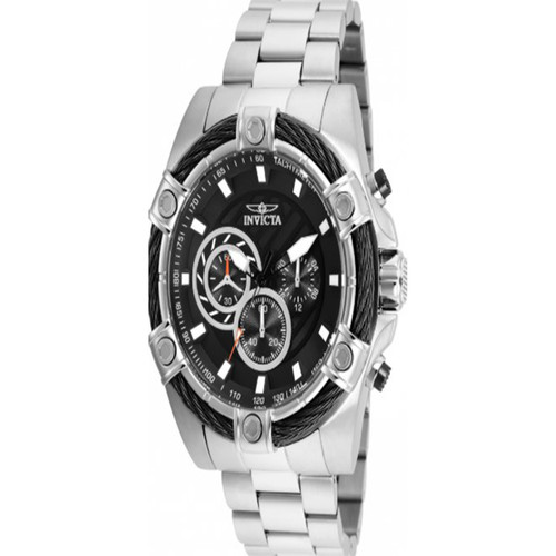 Invicta Men's 25512 Bolt Quartz Chronograph Blaack Dial Watch