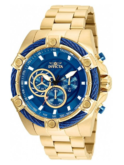Invicta Men's 25516 Bolt Quartz Chronograph Blue Dial Watch