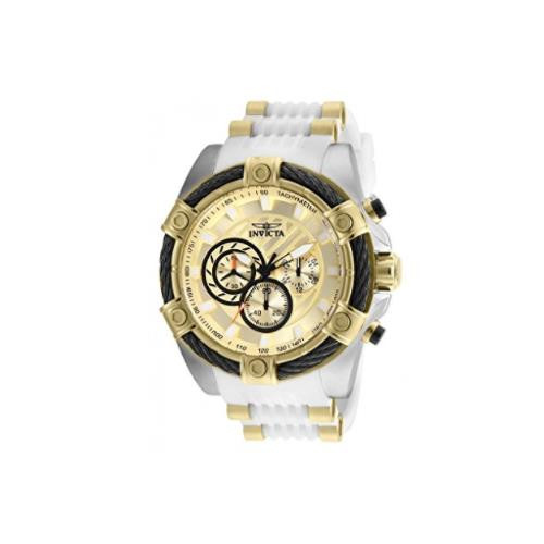 Invicta Men's 25528 Bolt Quartz Chronograph Gold Dial Watch