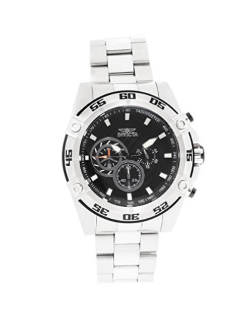 Invicta Men's 25533 Speedway Quartz Multifunction Black Dial Watch