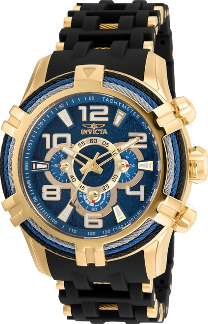 Invicta Men's 25556 Bolt Quartz Multifunction Blue Dial Watch