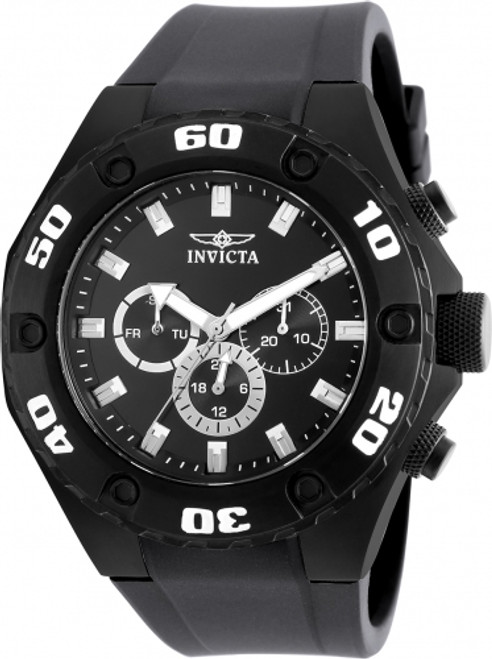 Invicta Men's 21459 Specialty Quartz Multifunction Black Dial Watch