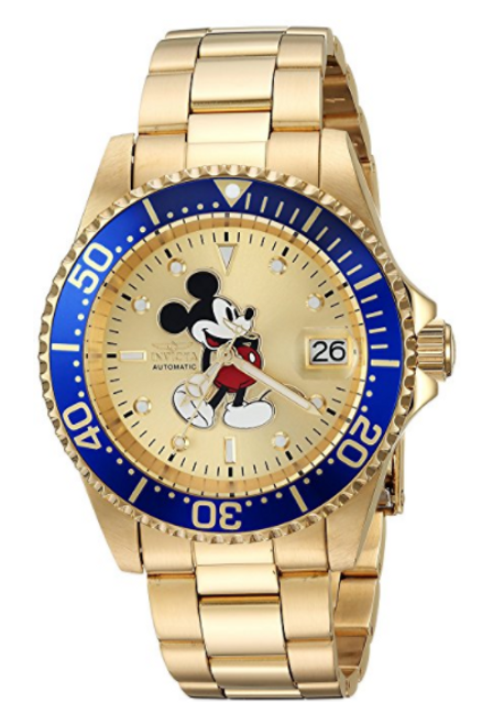 Invicta Men's 25106 Disney Automatic 3 Hand Gold Dial Watch
