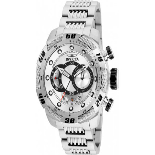 Invicta Men's 25479 Speedway Quartz Multifunction Silver Dial Watch