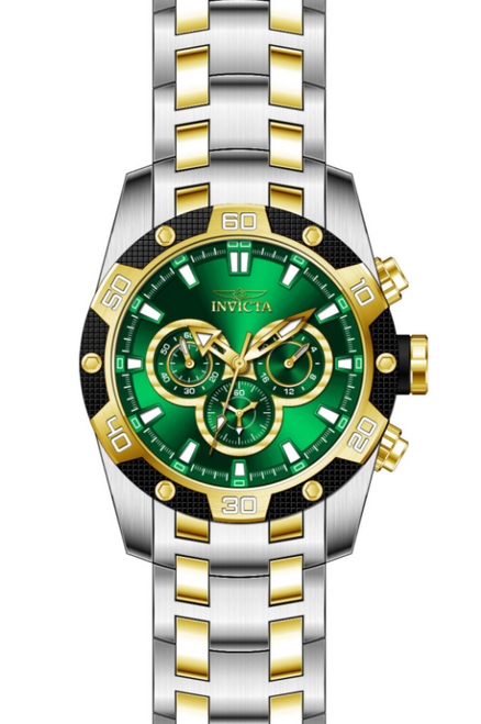 Invicta Men's 25844 Speedway Quartz Chronograph Green Dial Watch