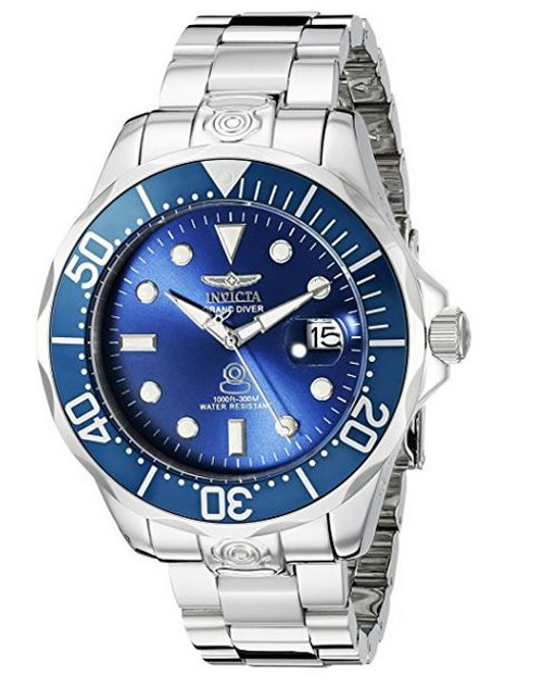 Invicta Men's 16036SYB Pro Diver Analog Display Japanese Automatic Silver Watch