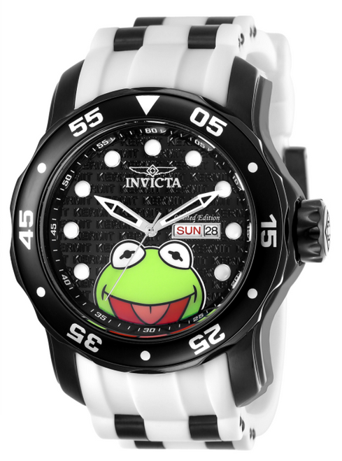 Invicta Men's 25932 Disney Quartz 3 Hand Black, Green, Red Dial Watch