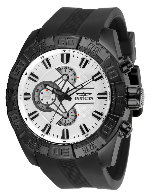 Invicta Men's 25995 Pro Diver Quartz Multifunction White Dial Watch