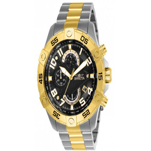 Invicta Men's 26100 S1 Rally Quartz Multifunction Black Dial Watch