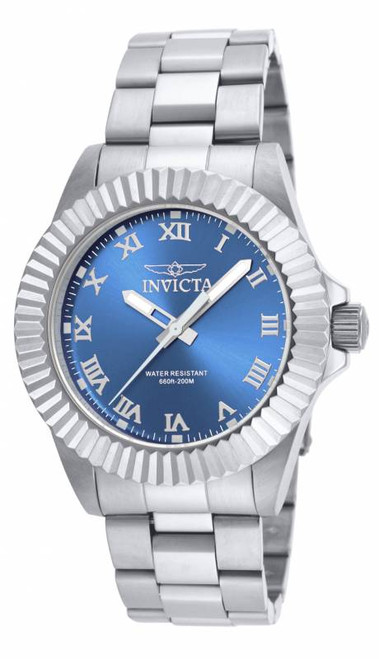 Invicta Men's 16737 Pro Diver Quartz 3 Hand Blue Dial Watch