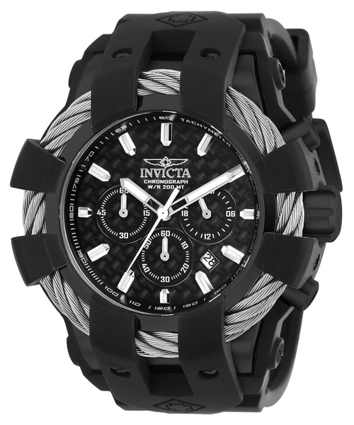 Invicta Men's 23863 Bolt Quartz Chronograph Black Dial Watch