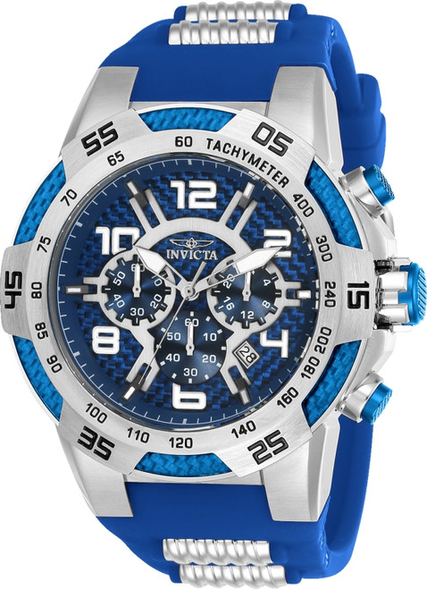 Invicta Men's 24231 Speedway Quartz Multifunction Blue Dial Watch