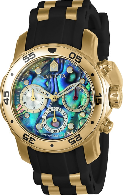 Invicta Men's 24830 Pro Diver Quartz Chronograph Ocean Blue Dial Watch