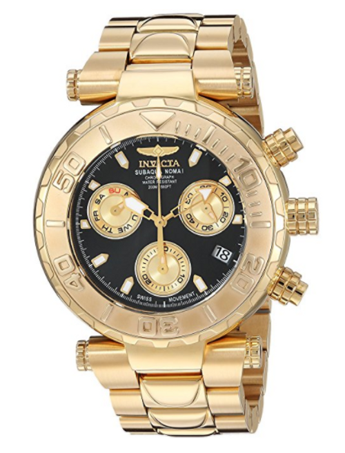 Invicta Men's 25800 Subaqua Quartz Chronograph Black Dial Watch