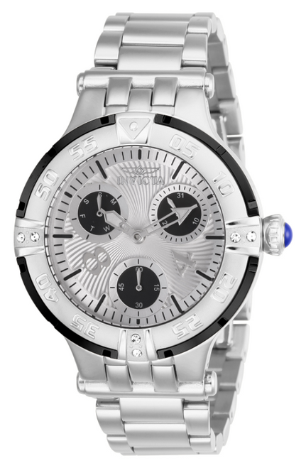 Invicta Women's 26142 Subaqua Quartz Chronograph Silver Dial Watch