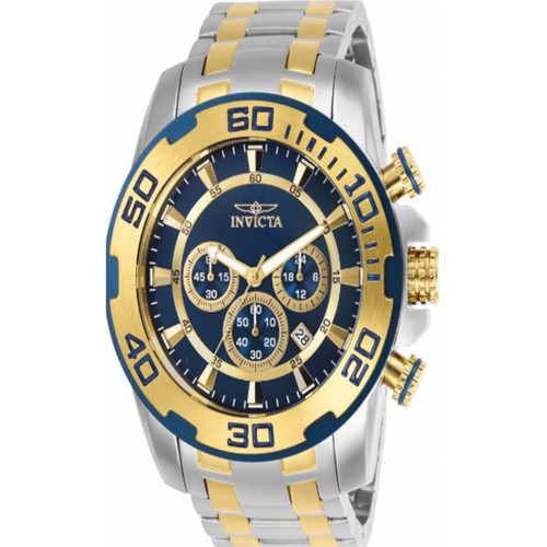 Invicta Men's 26296 Pro Diver Quartz Chronograph Blue Dial Watch