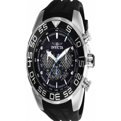 Invicta Men's 26314 Speedway Quartz Multifunction Silver, Black Dial Watch