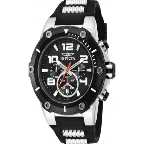 Invicta Men's 17202 Speedway Quartz Chronograph Black Dial Watch