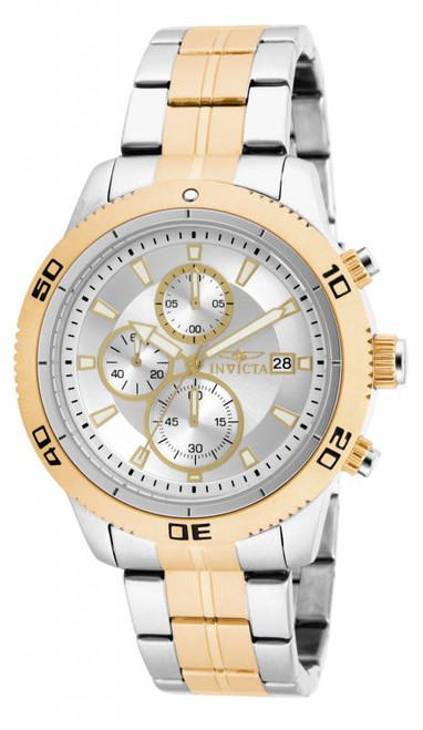 Invicta Men's 17441 Specialty Quartz Chronograph Silver Dial Watch