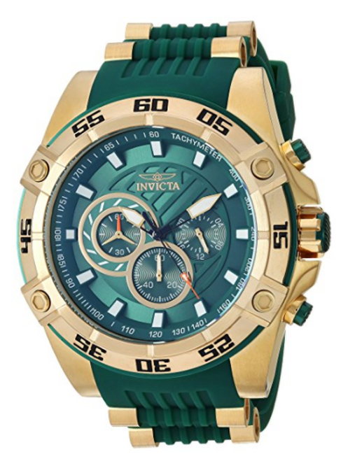 Invicta Men's 25509 Speedway Quartz Chronograph Green Dial Watch