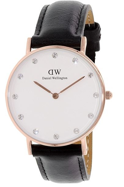 Daniel Wellington Women's 0951DW Classy Sheffield Analog Display Quartz Black Watch