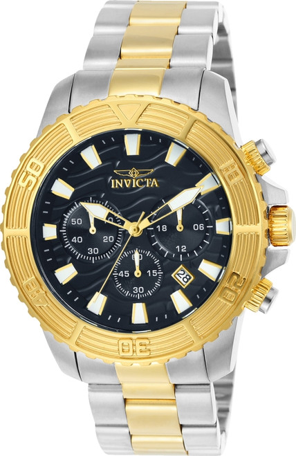 Invicta Men's 24003 Pro Diver Quartz Multifunction Black Dial Watch